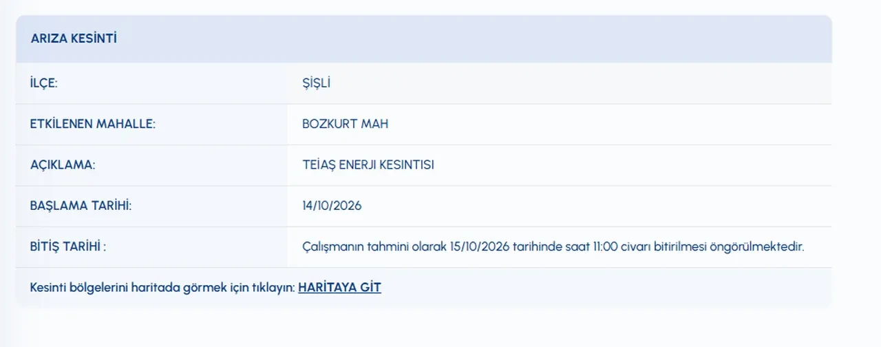 Şişli'de sular ne zaman gelecek? 15 Ekim İSKİ su kesintisi! Harbiye, Mecidiyeköy, Halide Edip Adıvar, Teşvikiye, Fulya Mahallelerinde sular ne zaman gelecek?