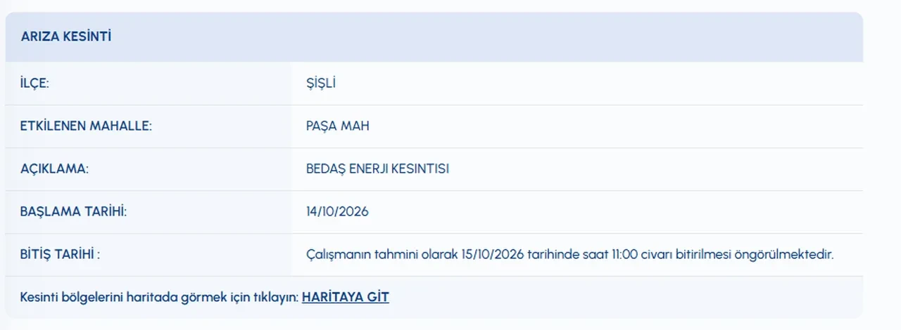 Şişli'de sular ne zaman gelecek? 15 Ekim İSKİ su kesintisi! Harbiye, Mecidiyeköy, Halide Edip Adıvar, Teşvikiye, Fulya Mahallelerinde sular ne zaman gelecek?
