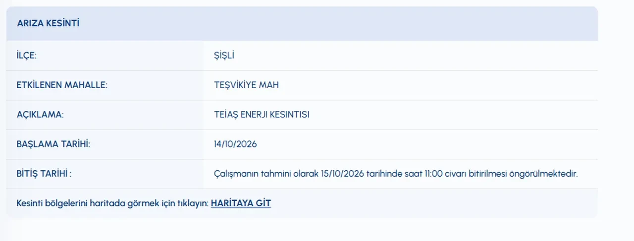 Şişli'de sular ne zaman gelecek? 15 Ekim İSKİ su kesintisi! Harbiye, Mecidiyeköy, Halide Edip Adıvar, Teşvikiye, Fulya Mahallelerinde sular ne zaman gelecek?