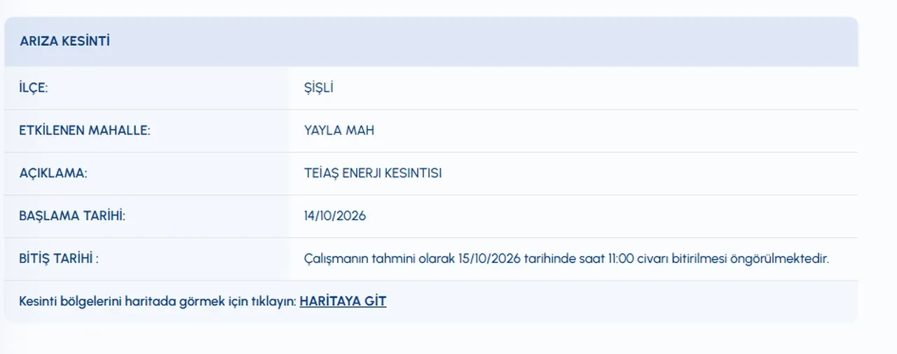 Şişli'de sular ne zaman gelecek? 15 Ekim İSKİ su kesintisi! Harbiye, Mecidiyeköy, Halide Edip Adıvar, Teşvikiye, Fulya Mahallelerinde sular ne zaman gelecek?