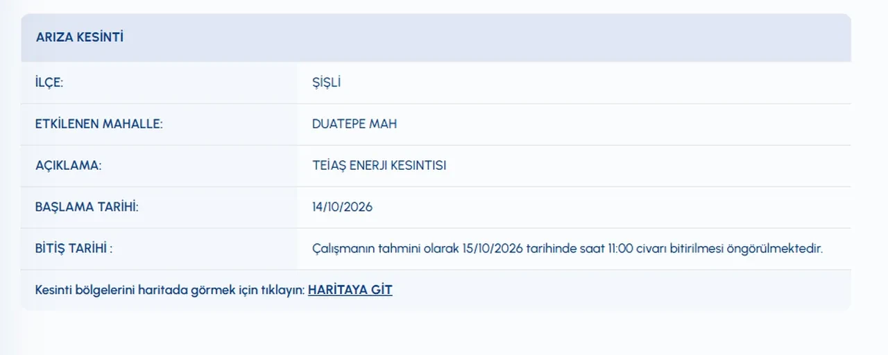 Şişli'de sular ne zaman gelecek? 15 Ekim İSKİ su kesintisi! Harbiye, Mecidiyeköy, Halide Edip Adıvar, Teşvikiye, Fulya Mahallelerinde sular ne zaman gelecek?