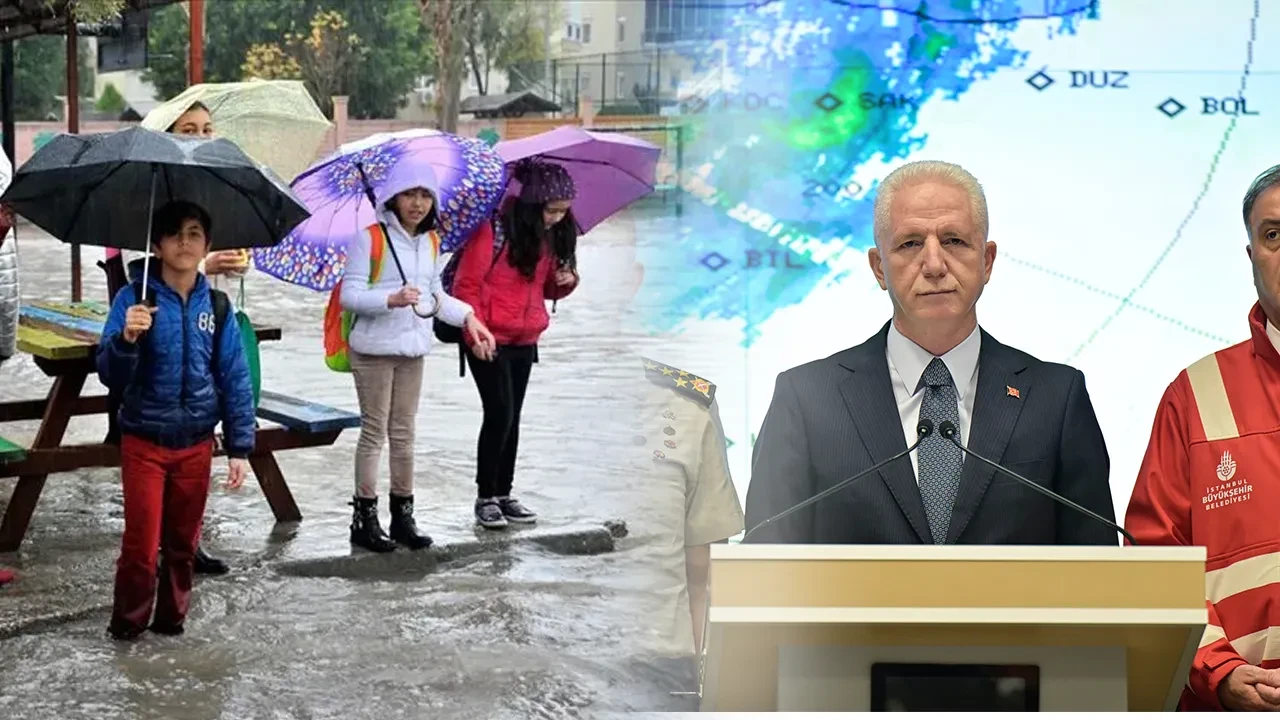 Vali Davut Gül açıkladı: İstanbul'da okullar yarın da tatil edildi