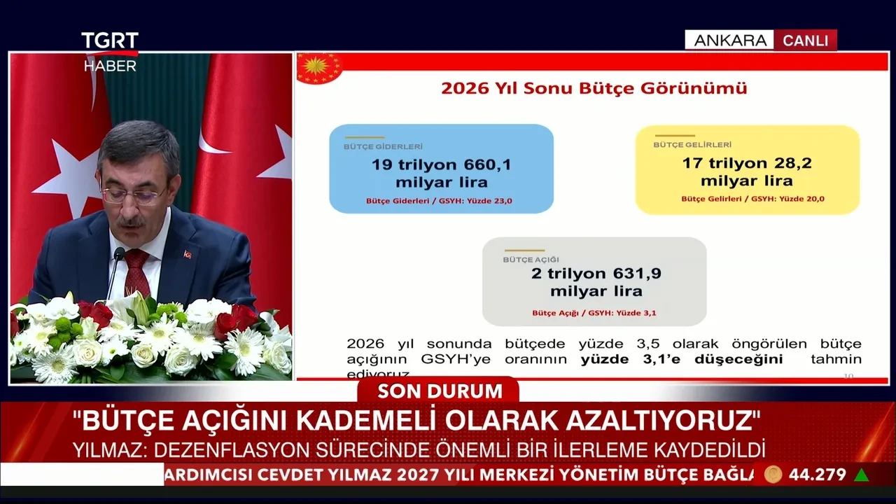Cevdet Yılmaz açıkladı! İşte 2027 enflasyon ve büyüme beklentisi