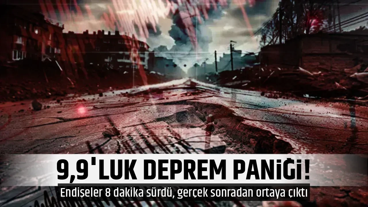 9,9'LUK DEPREM PANİĞİ!