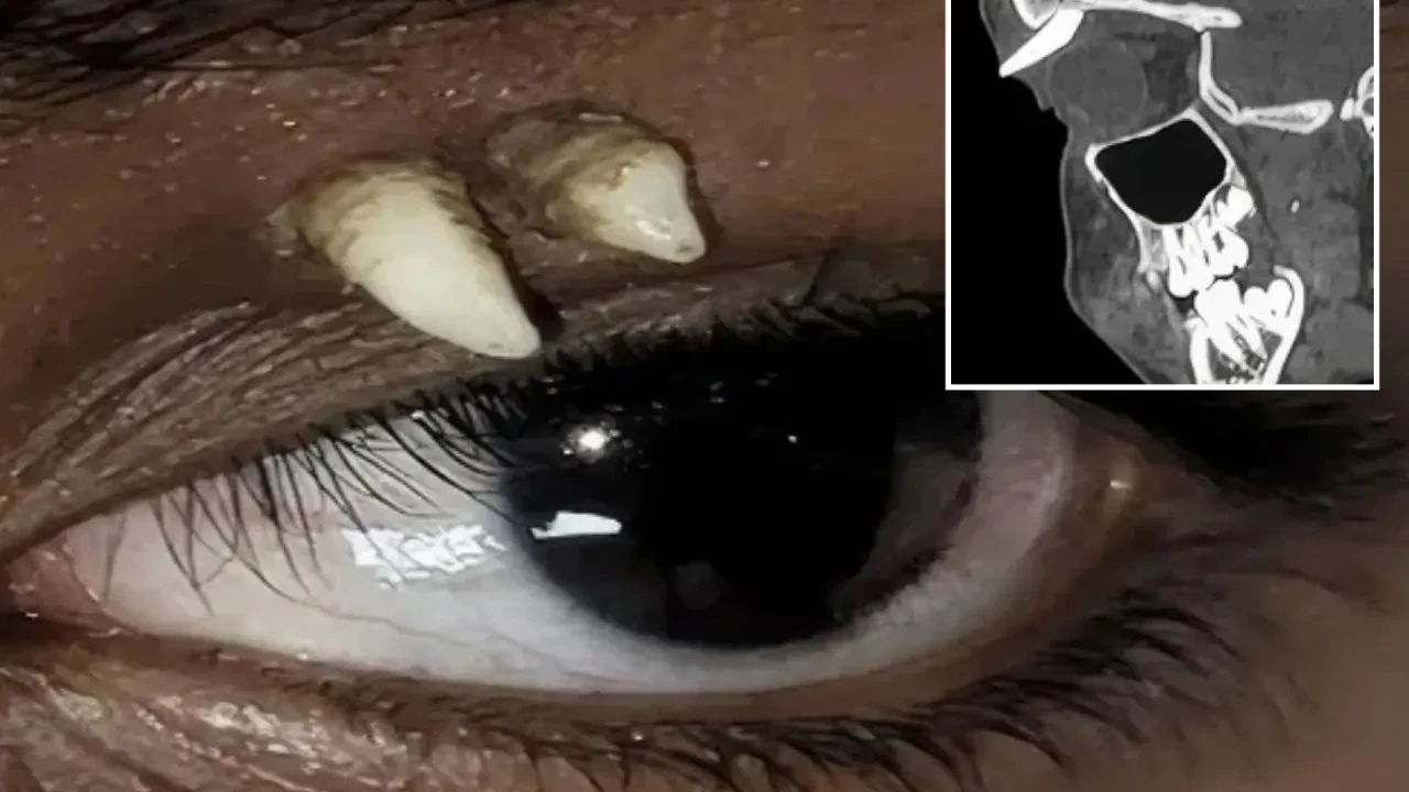16 yaşındaki çocuğun gözünden diş çıktı! Doktorlar nedenini bulamadı