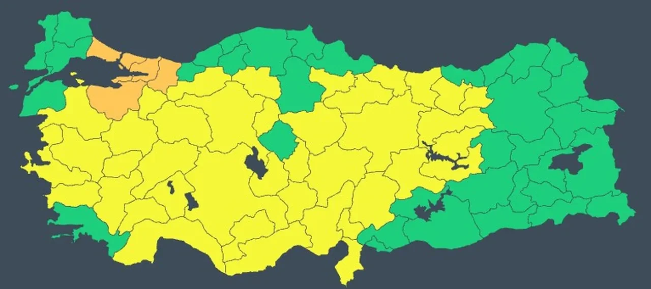 17 Ekim 2026 hava durumu: 40 ile sarı 5 ile turuncu kodlu uyarı! İkinci dalga geliyor
