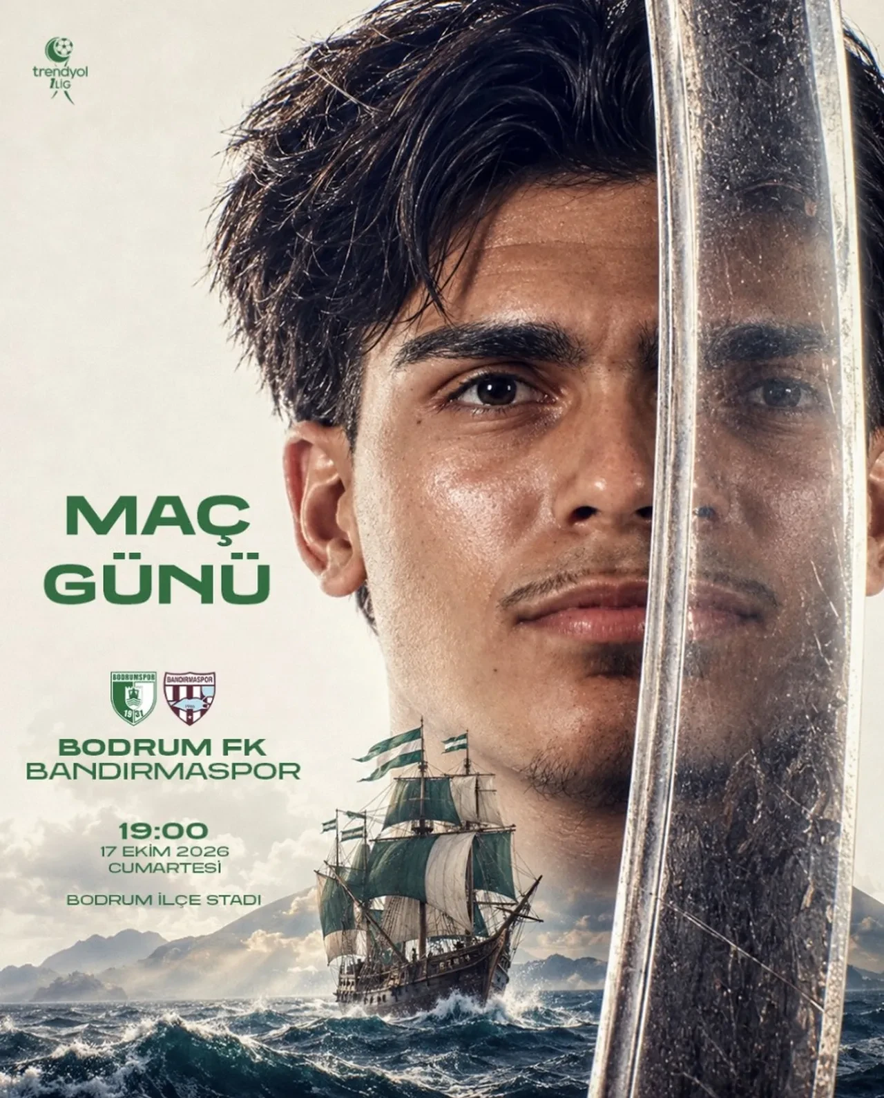Bodrumspor Bandırmaspor maçı hangi kanalda, nereden izlenir? Bodrumspor Bandırmaspor saat kaçta?