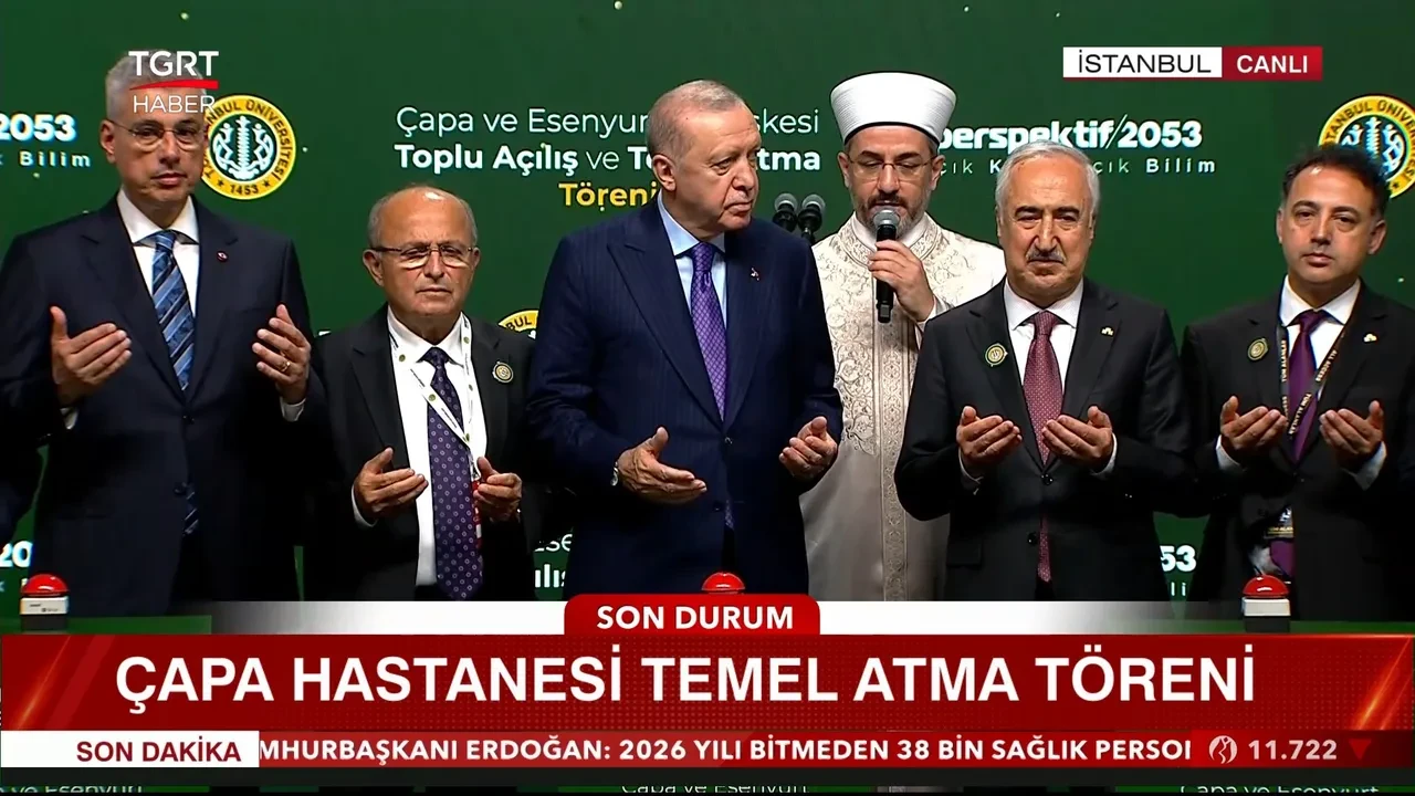 Cumhurbaşkanı Erdoğan'dan müjde: 38 bin hekim dışı sağlık çalışanı alınacak