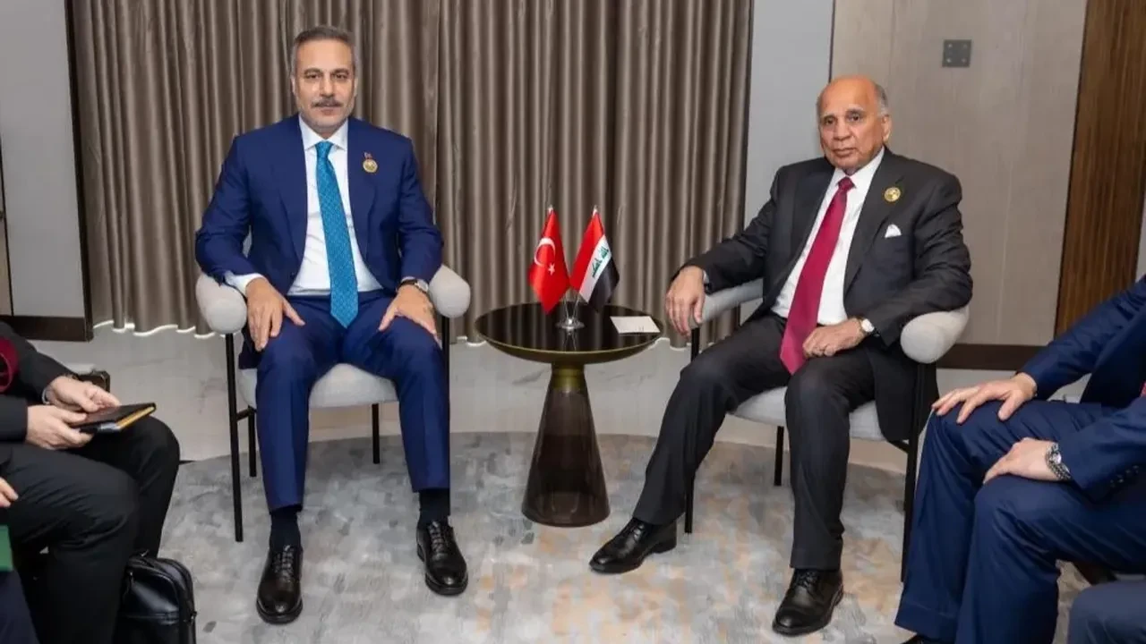 Dışişleri Bakanı Fidan, Iraklı mevkidaşı Hüseyin ile görüştü