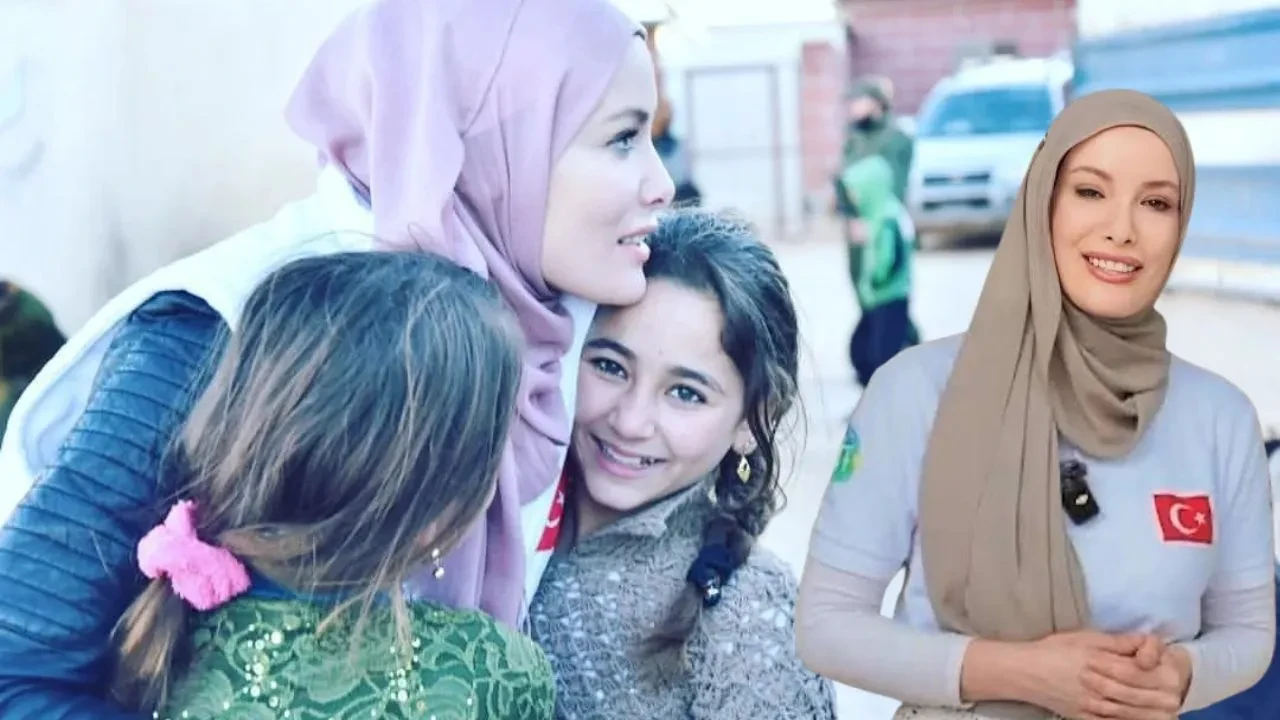 Gamze Özçelik’ten Mısır’da duygulandıran buluşma! Gazzeli çocuklarla bir araya geldi