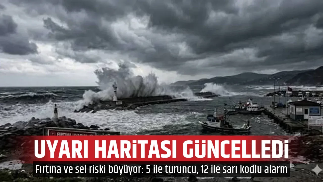 UYARI HARİTASI GÜNCELLEDİ