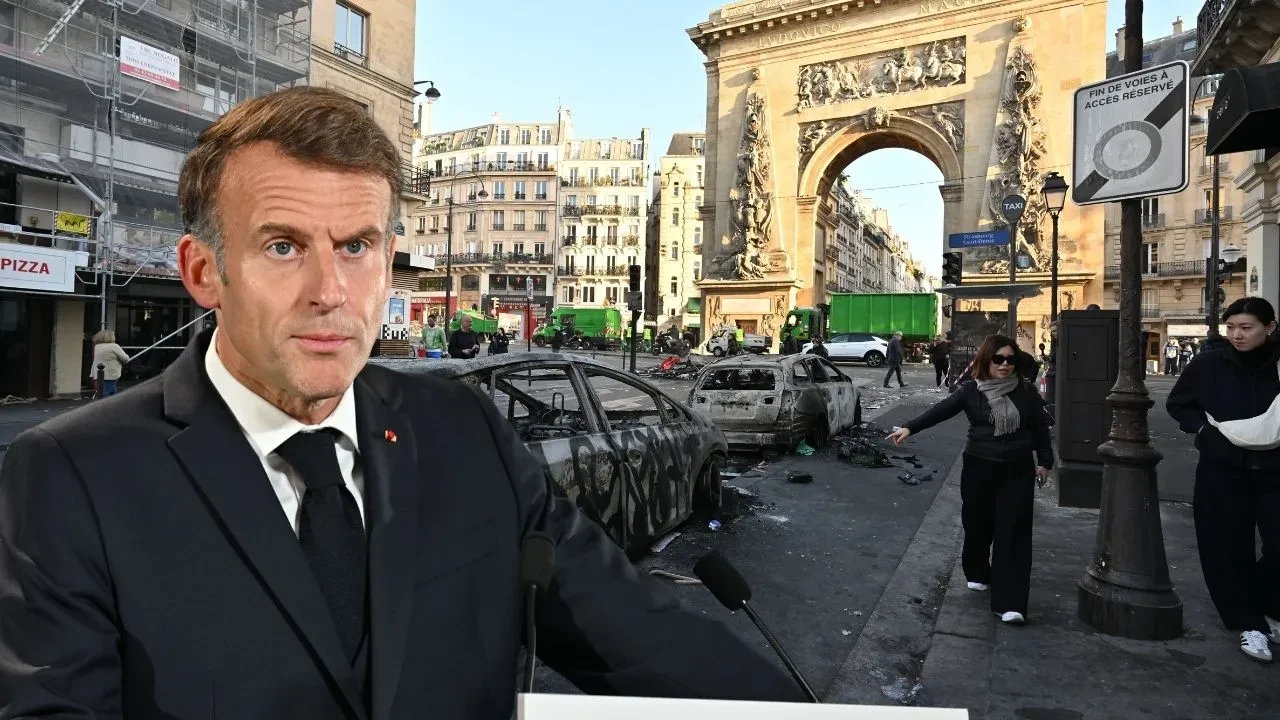Fransa'da eylemler kontrolden çıktı! Macron'dan sert tepki: Yağmacılar bedelini ödeyecek