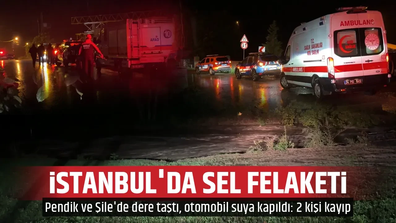İSTANBUL'DA SEL FELAKETİ