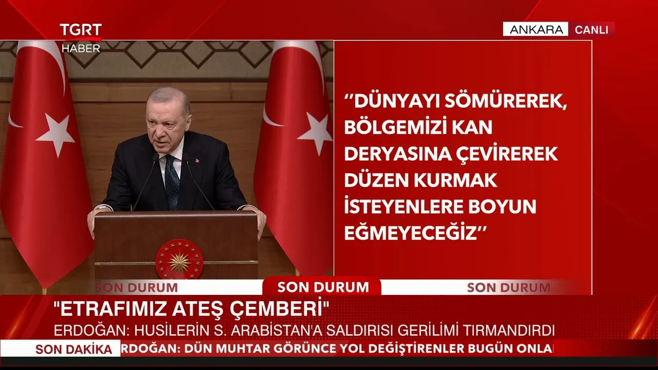 Cumhurbaşkanı Erdoğan: Büyük milletlerin imtihanı da büyük olur
