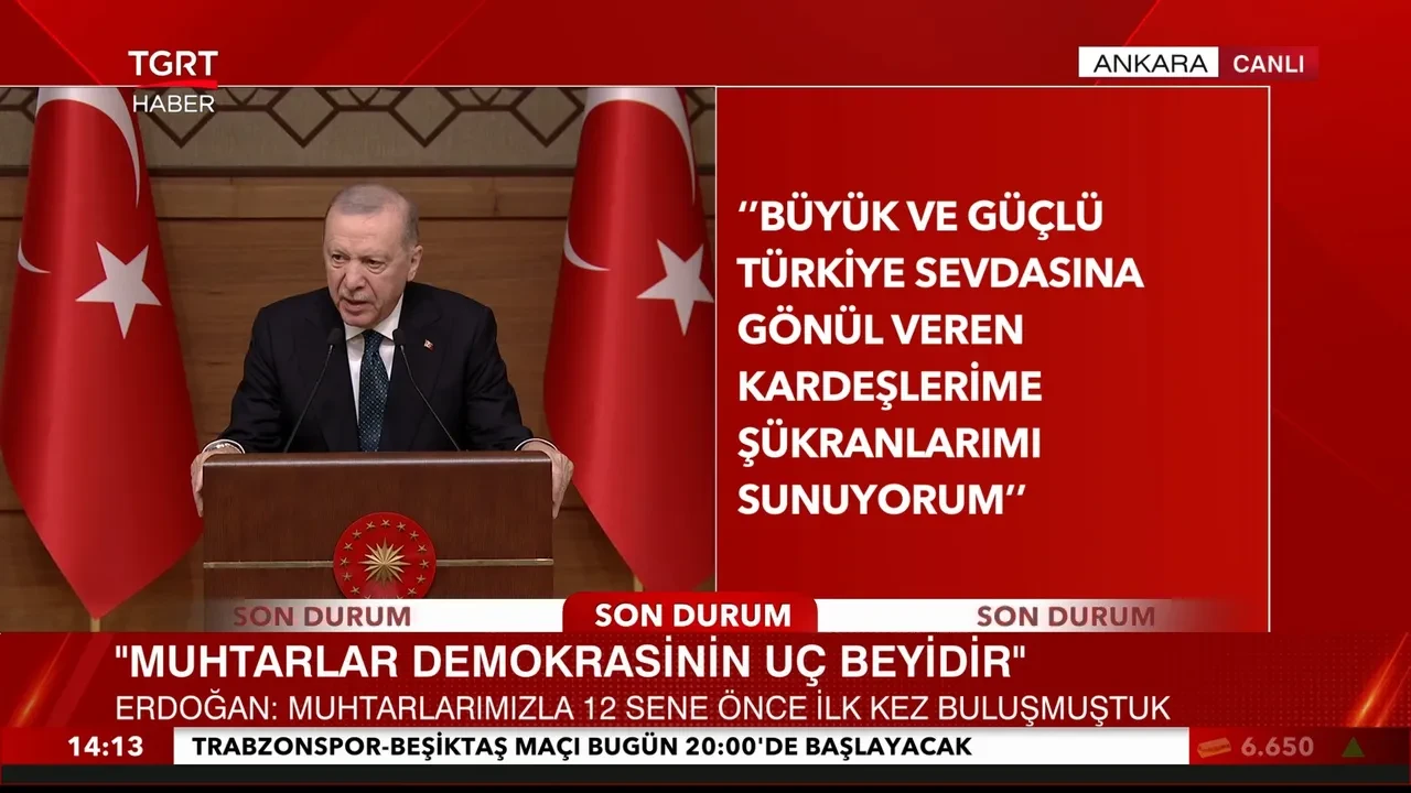 Cumhurbaşkanı Erdoğan: Büyük milletlerin imtihanı da büyük olur