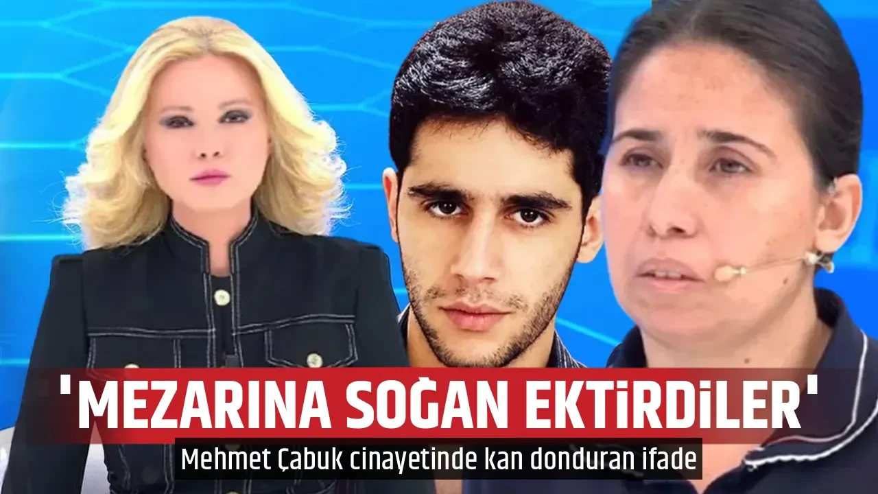 'MEZARINA SOĞAN EKTİRDİLER'