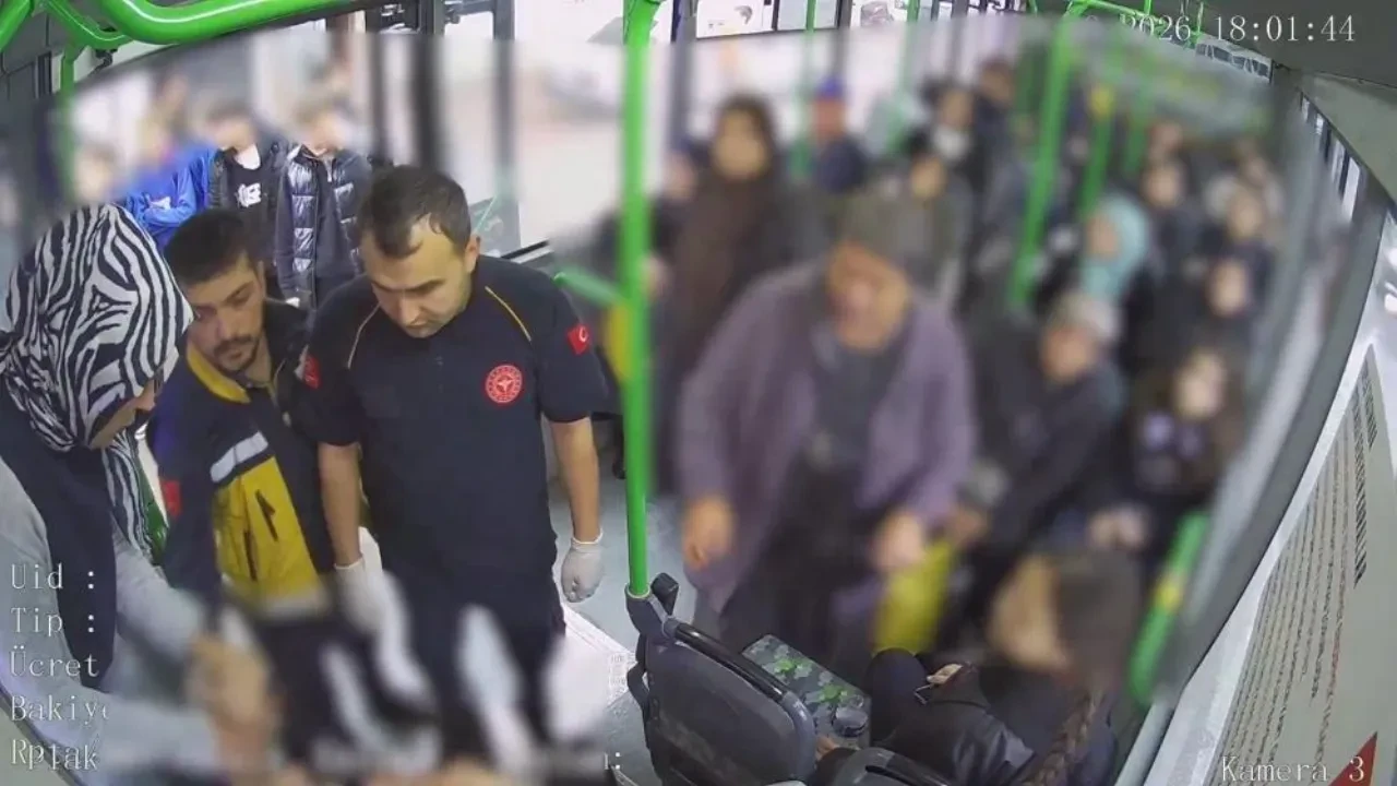 Kadın otobüs şoförü kentin kahramanı oldu! Üst üste hayat kurtaran hareket