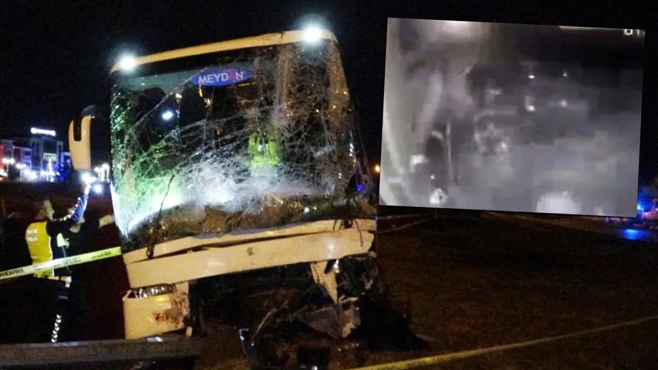 Malatya'da 2 kişinin öldüğü kazanın görüntüleri ortaya çıktı