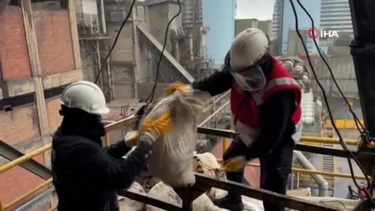 10 ton uyuşturucu böyle imha edildi