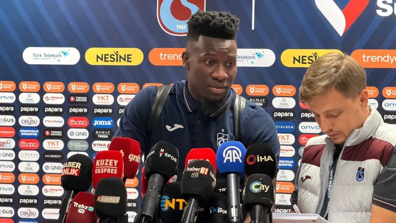 Trabzonspor'da Onana, 2-0'lık Beşiktaş zaferini değerlendirdi! "Doğru yönde ilerlediğimizi düşünüyorum"