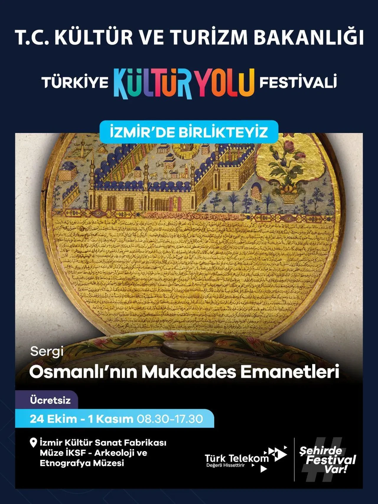 Türkiye Kültür Yolu Festivali’nin 24. durağı İzmir! Bakan Ersoy: İzmir’in kültürel değerlerini uluslararası ölçekte tanıtıyoruz