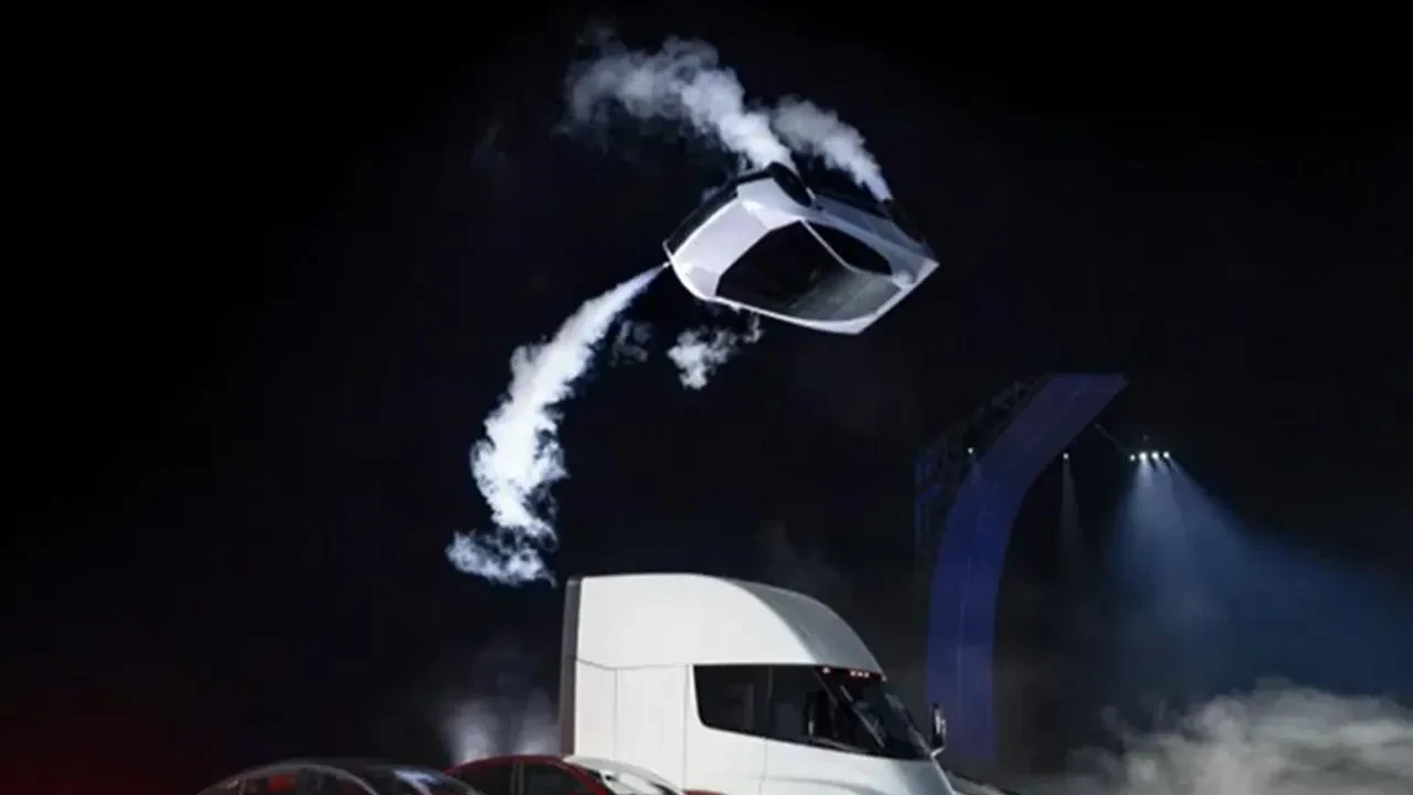 Uçan otomobil şovu da kurtaramadı! Tesla hisselerinde sert düşüş