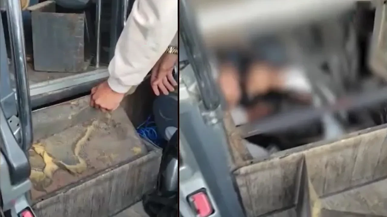 Yolcu otobüsünde şaşırtan görüntü! Gizli bölmeden çıkanlar şoke etti