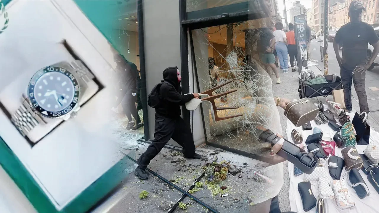 15 bin avroluk Rolex 5 bin avro: Avrupa’da sokakları yakan yağmacılar internetten satışa başladı