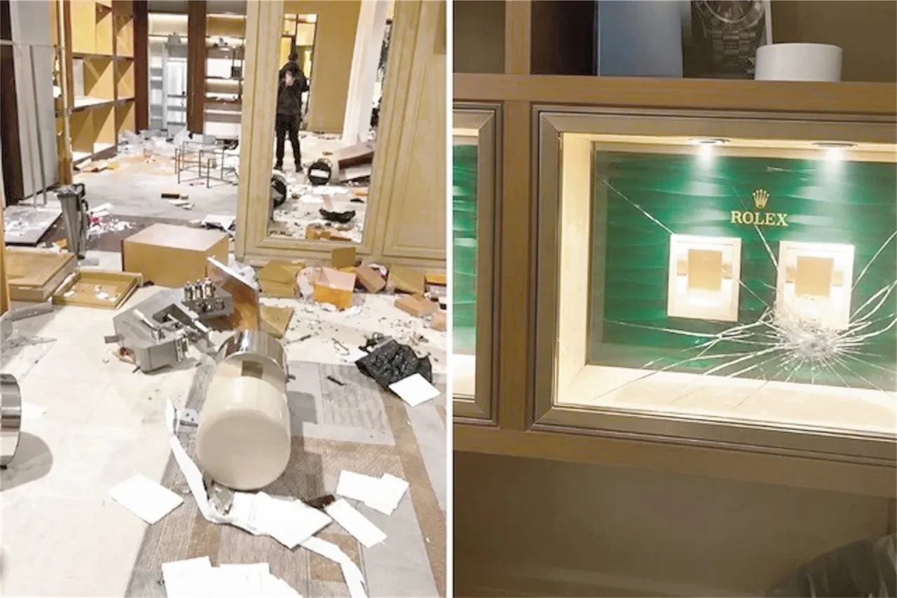 15 bin avroluk Rolex 5 bin avro: Avrupa’da sokakları yakan yağmacılar internetten satışa başladı