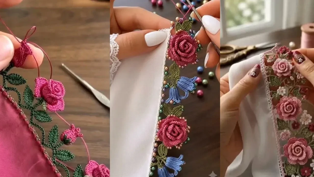 Çeyizlerin gözbebeği iğne oyalı yazmalar yeniden trend oldu 2026!