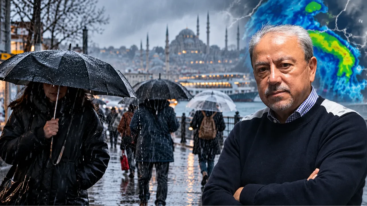 Orhan Şen, İstanbul'u gün vererek uyardı: Meteoroloji ve AKOM sağanak alarmı verdi