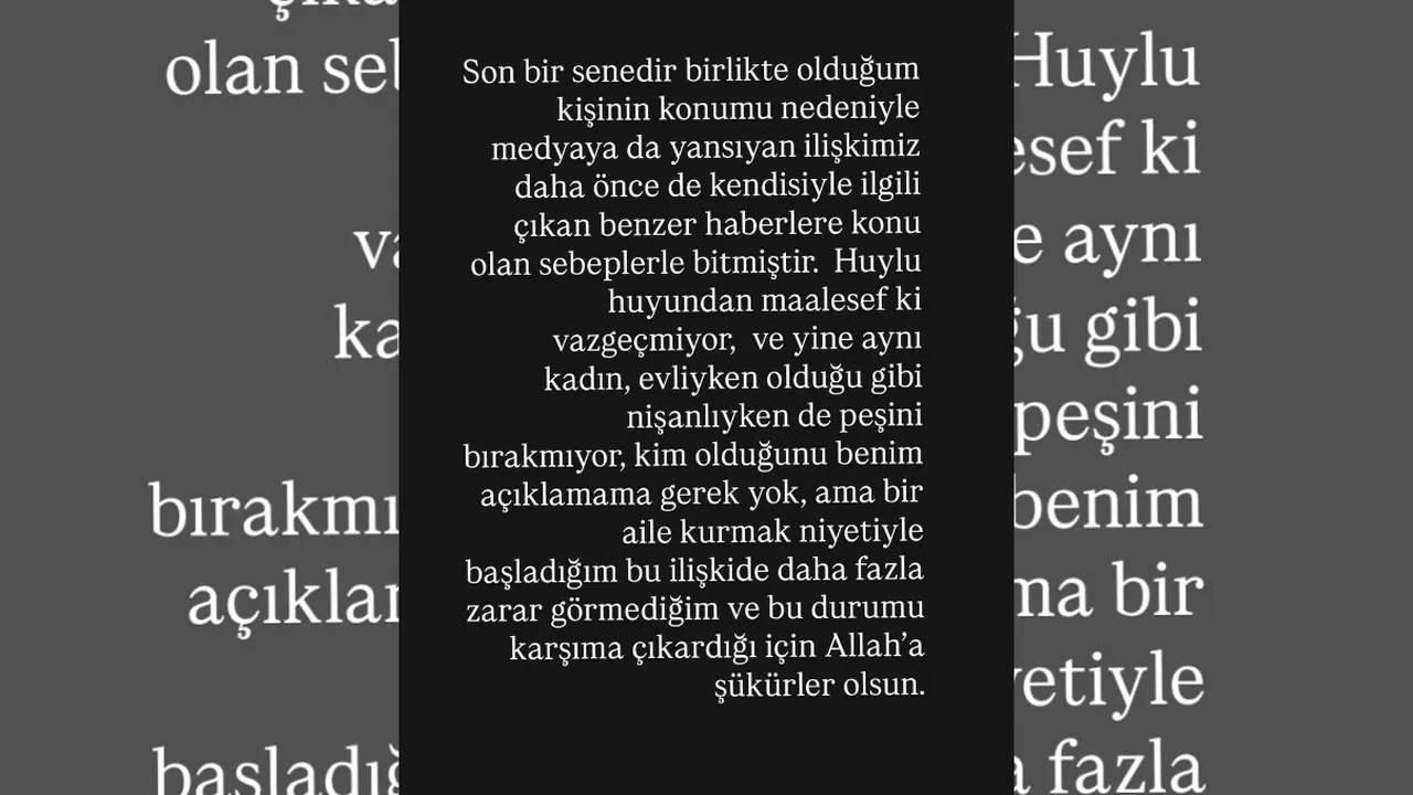 Somer Sivrioğlu hakkında şoke eden iddia! Sevgilisi Didem Belen sosyal medya hesabından paylaştı