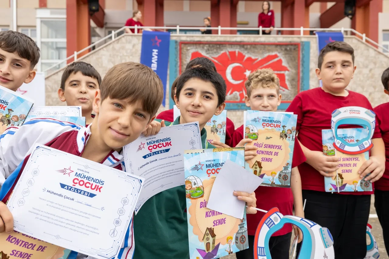 HAVELSAN, Mühendis Çocuk Yollarda Projesi ile Trabzon köylerindeki öğrencilere ulaştı