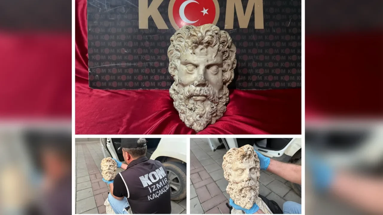 İzmir'de değeri tarihle ölçülen Zeus heykeli için operasyon! 