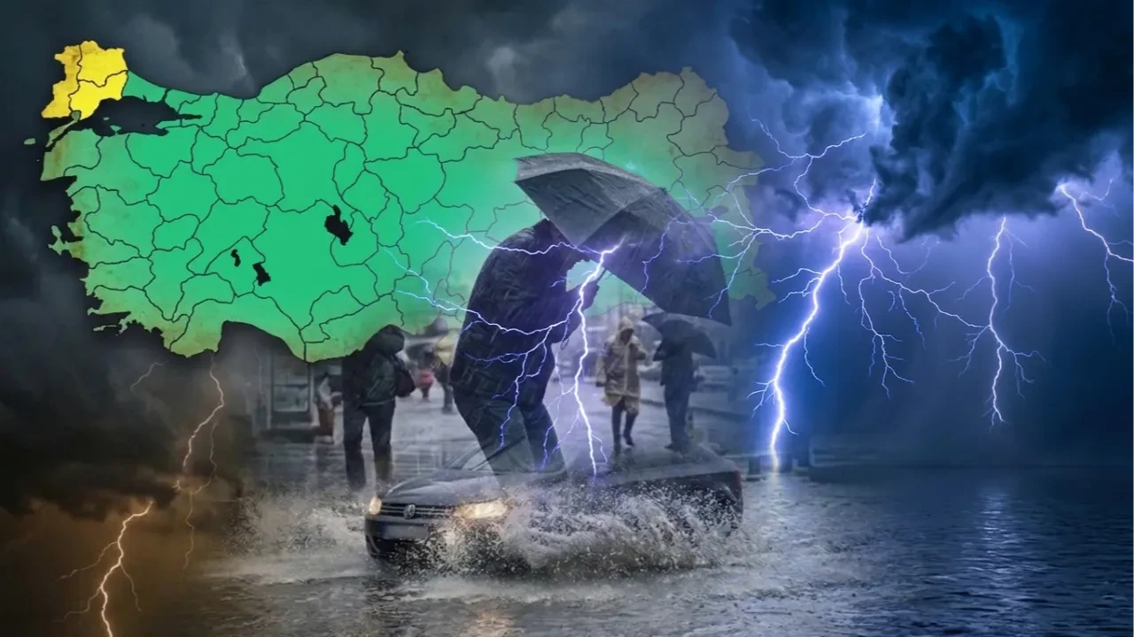 Meteoroloji sağanak alarmı verdi! 3 kente sarı kodlu uyarı: Yarın başlıyor 
