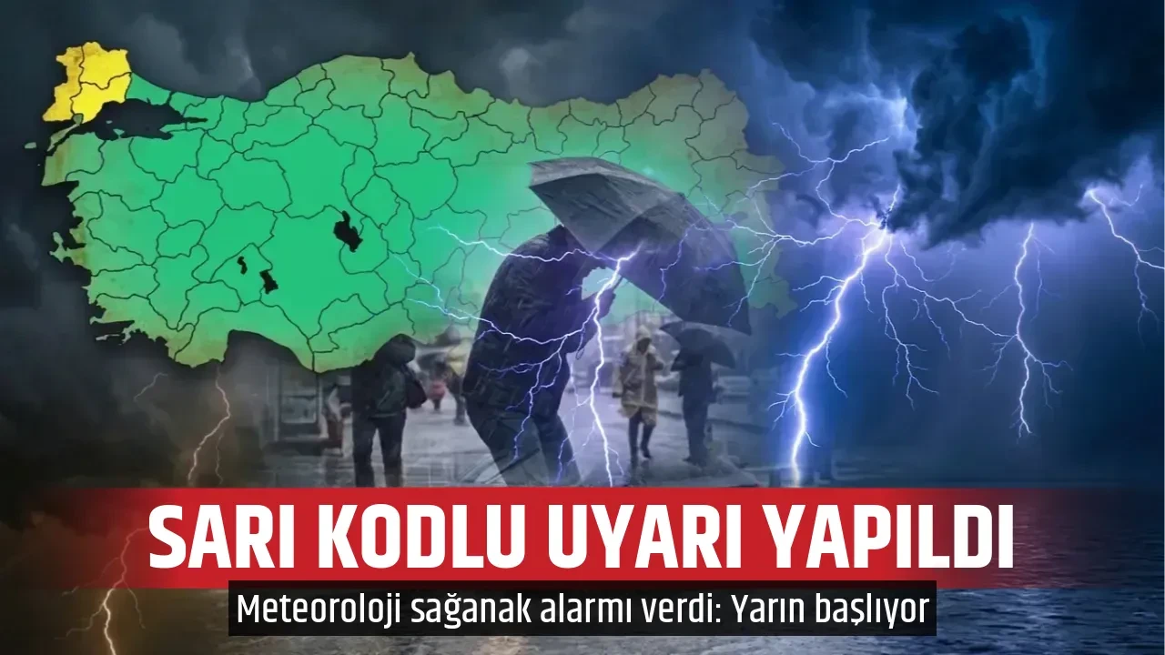 SARI KODLU UYARI YAPILDI