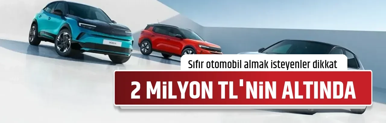 2 MİLYON TL'NİN ALTINDA