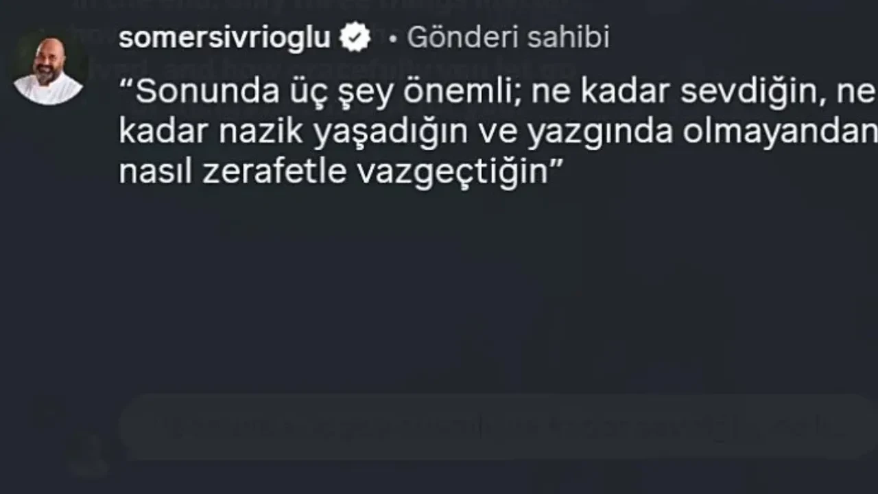 Somer Sivrioğlu'ndan Didem Belen'e cevap geldi! Aldatmakla suçlanmıştı