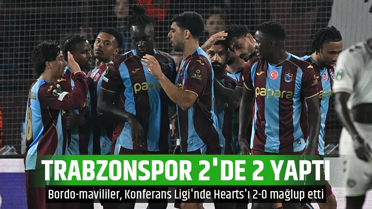 TRABZONSPOR 2'DE 2 YAPTI