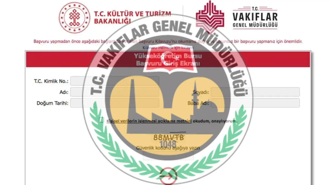 VGM 2026 burs başvurusu başladı mı, sonuçlar ne zaman açıklanacak? 2026 VGM burs başvuru ekranı... 