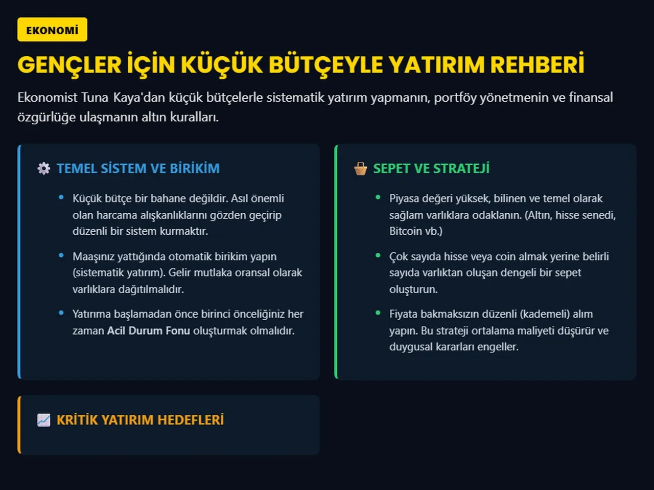 Z kuşağı nasıl zengin olacak? Tuna Kaya gençlerin parasını eriten 5 hatayı açıkladı