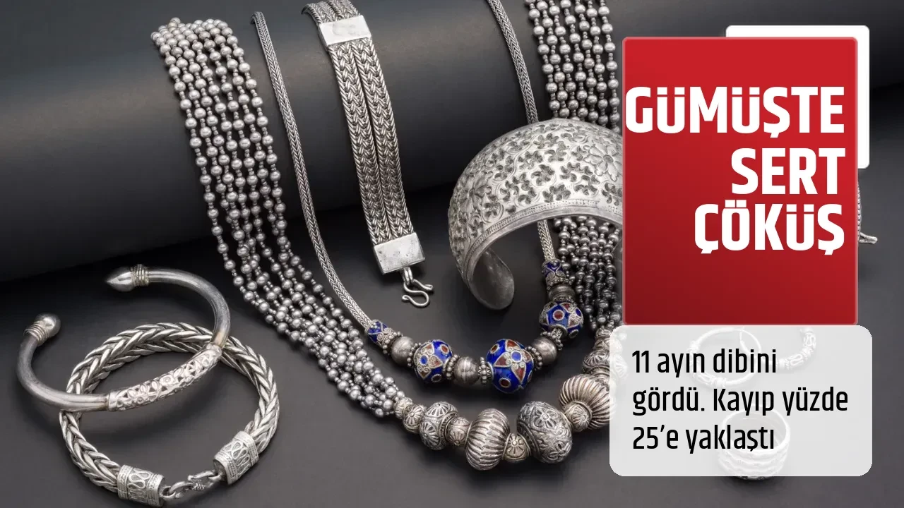 GÜMÜŞTE SERT ÇÖKÜŞ