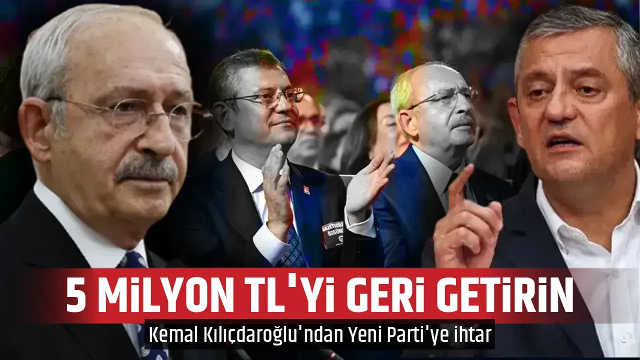 5 MİLYON TL'Yİ GERİ GETİRİN