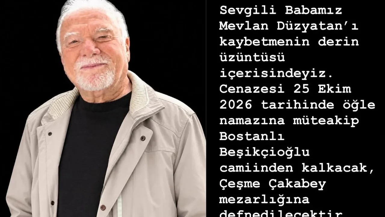 Oyuncu Engin Altan Düzyatan’ın acı günü! Babası Mevlan Düzyatan hayatını kaybetti