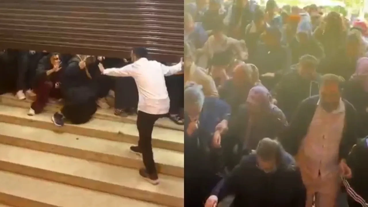 Tekirdağ'da züccaciye açılışında korkutan izdiham: İndirimi duyan koştu