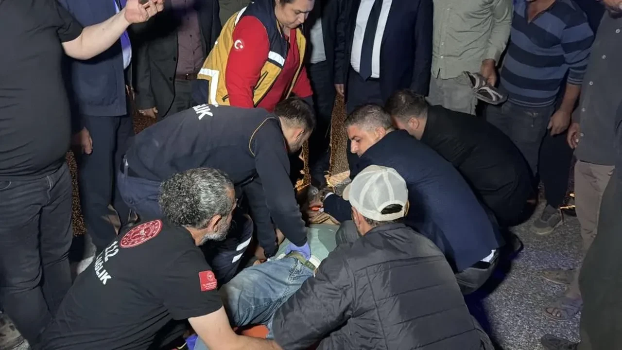 Yaralının başından ayrılmadılar: Vali ve milletvekilinden ilk müdahale