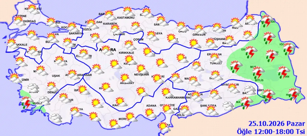 25 Ekim 2026 hava durumu | Meteoroloji tarih verdi: İstanbul'a sağanak geliyor