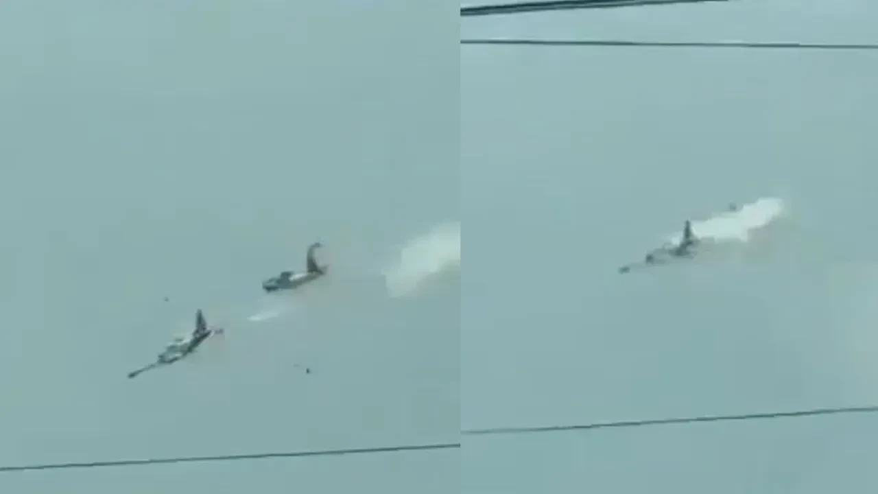 Askeri uçaklarda havada çarpıştı! Filipinler'de tatbikat sırasında facia