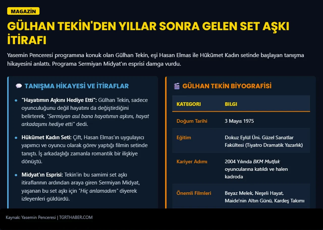 Gülhan Tekin eşi Hasan Elmas ile nasıl tanıştığını ilk kez anlattı