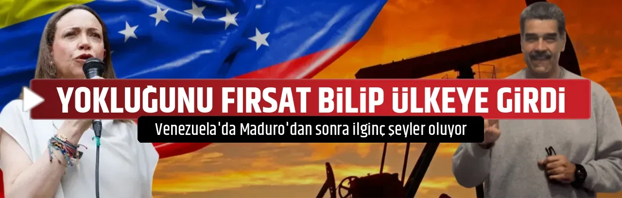 YOKLUĞUNU FIRSAT BİLİP ÜLKEYE GİRDİ